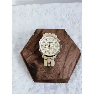 Michael Kors Jet Set Champagne Mother of Pearl Ladies Chronograph Watch MK5217 Michael Kors Ladies Chronograph Women main image 4